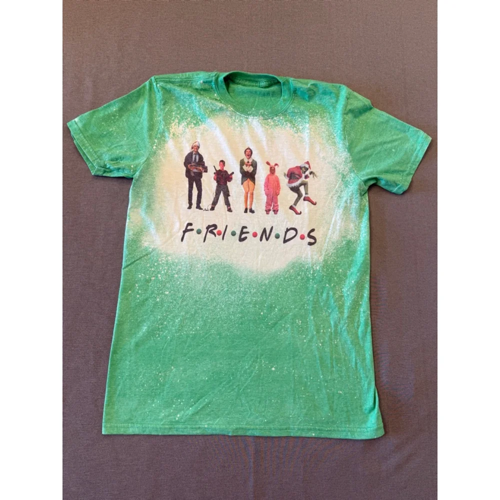 Christmas Tee Size M “Friends” Elf, Home Alone, Clark Griswold, Ralphie, Grinch - Picture 6 of 6